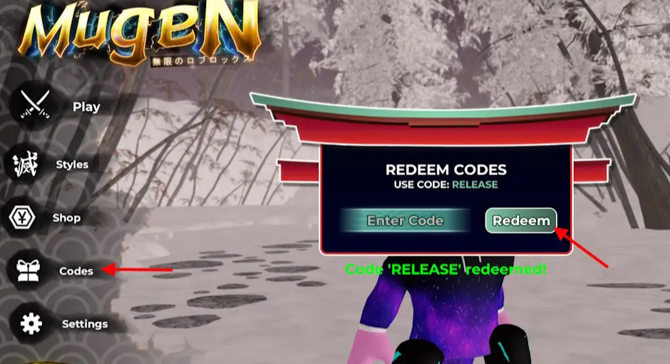 коды в mugen roblox