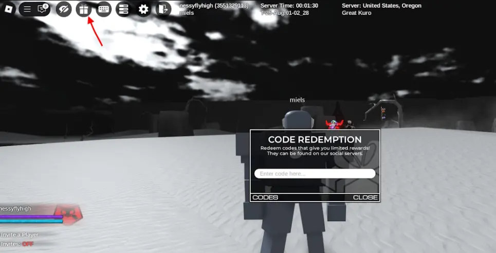 как вводить коды в Тайп Соул