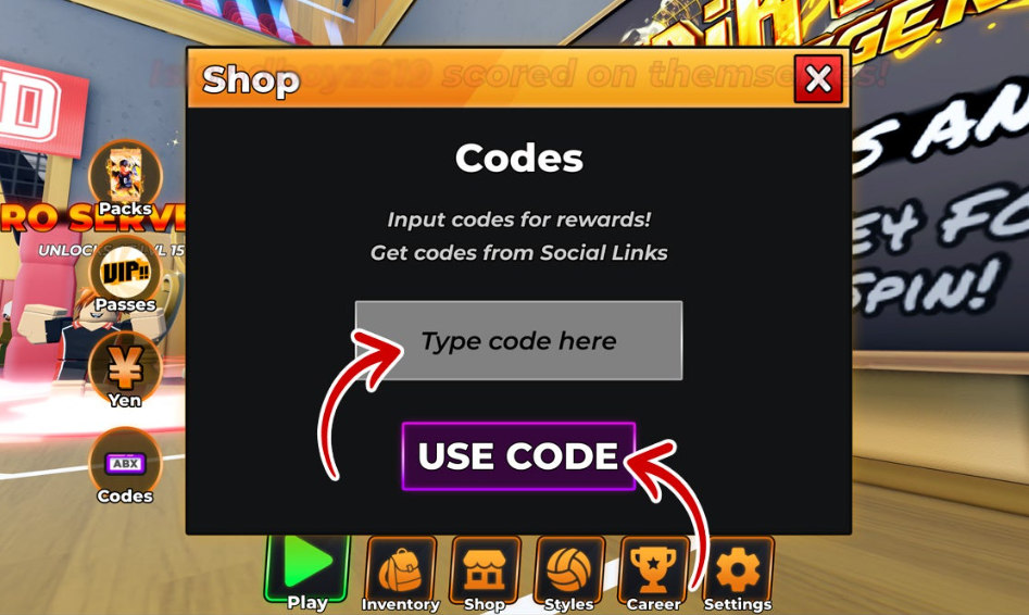 Коды Волейбол Легенд